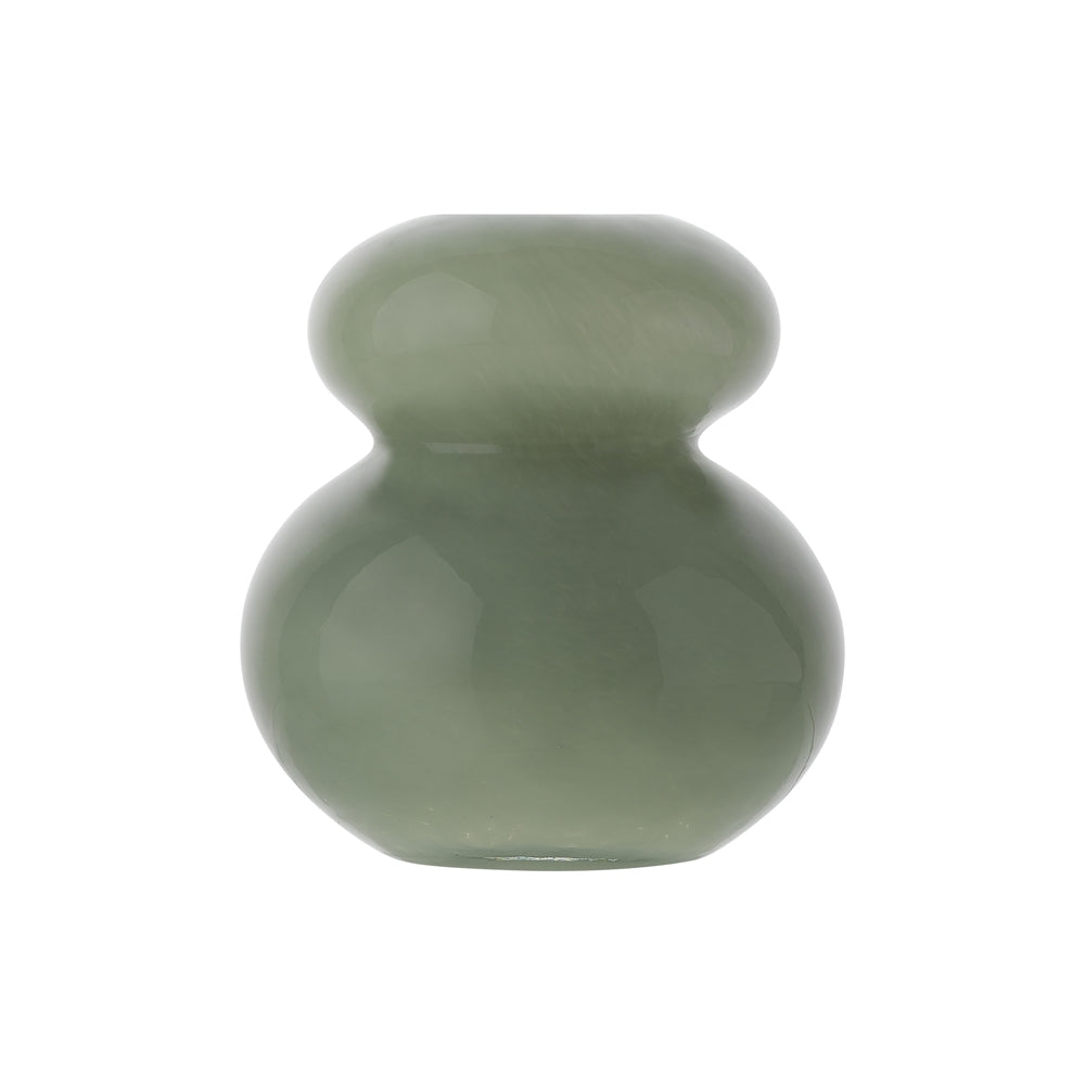 Pebble Vase Opal Leaf Small