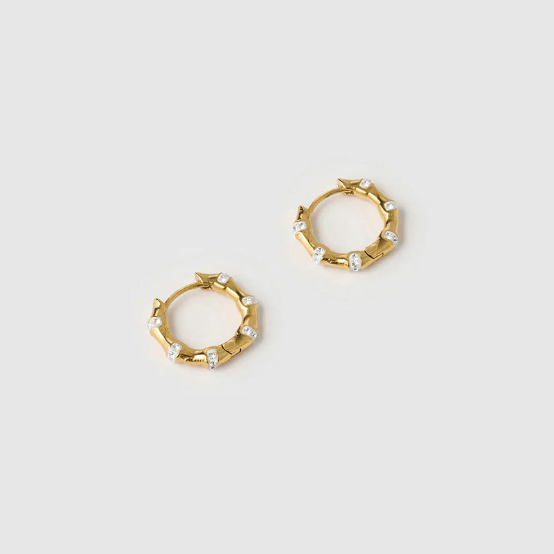 Electra Gold Huggie Earrings