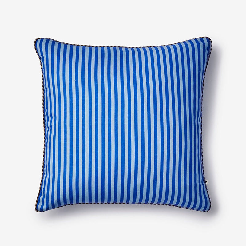 Pinstripe Blue Cushion 60x60cm