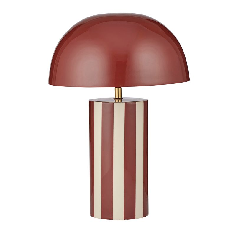Raya Metal Lamp Russet/Ivory