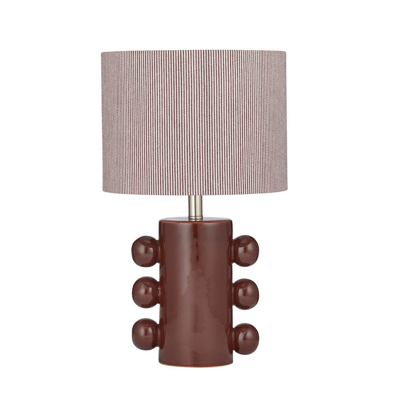 Arizona Ceramic Lamp Brown/Ivory