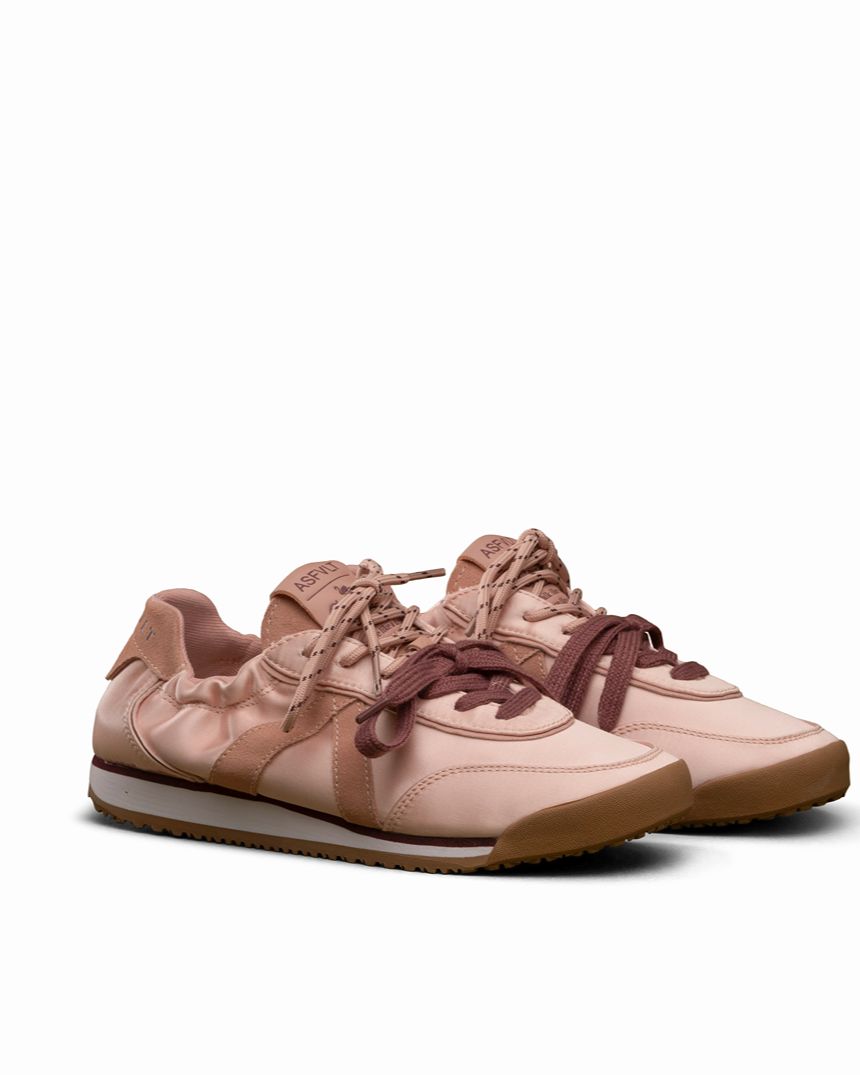 Grace Sneaker Rose Satin