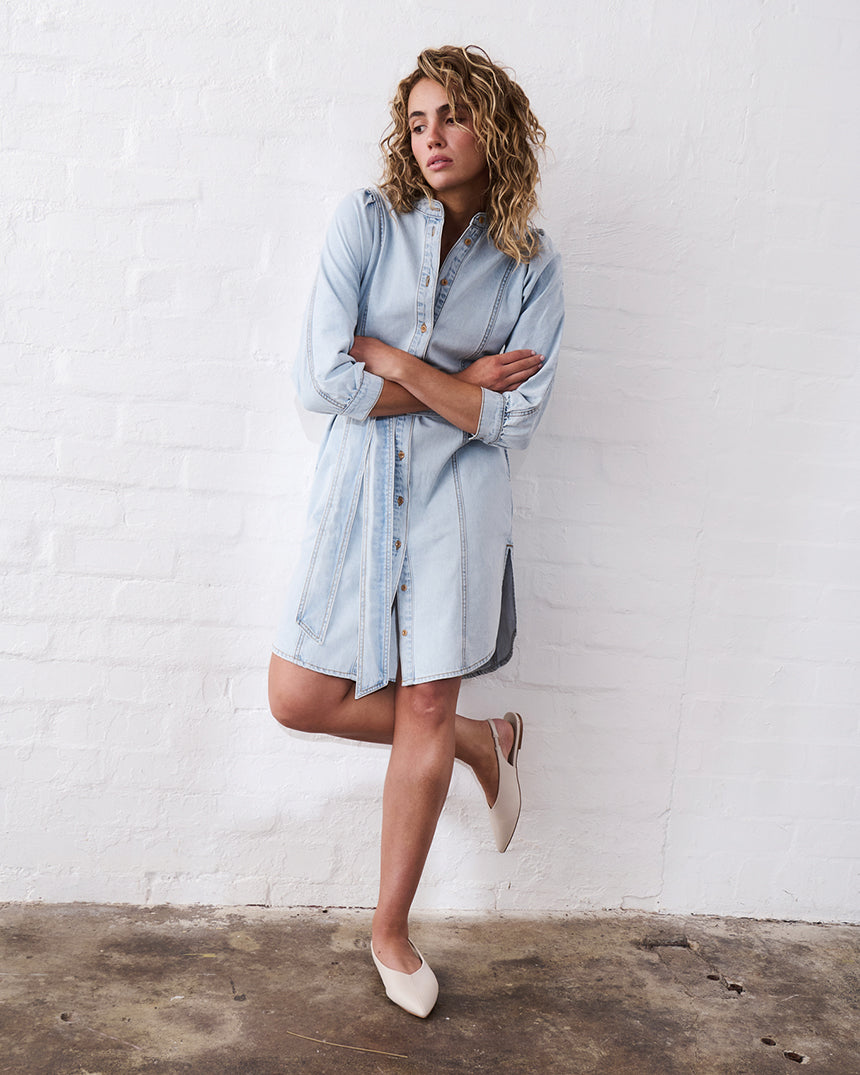 Gabriella Dress Sky Blue