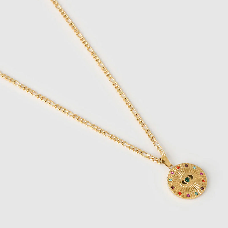 Halo Gold Necklace