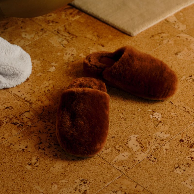 Sheepskin Slippers Hazelnut
