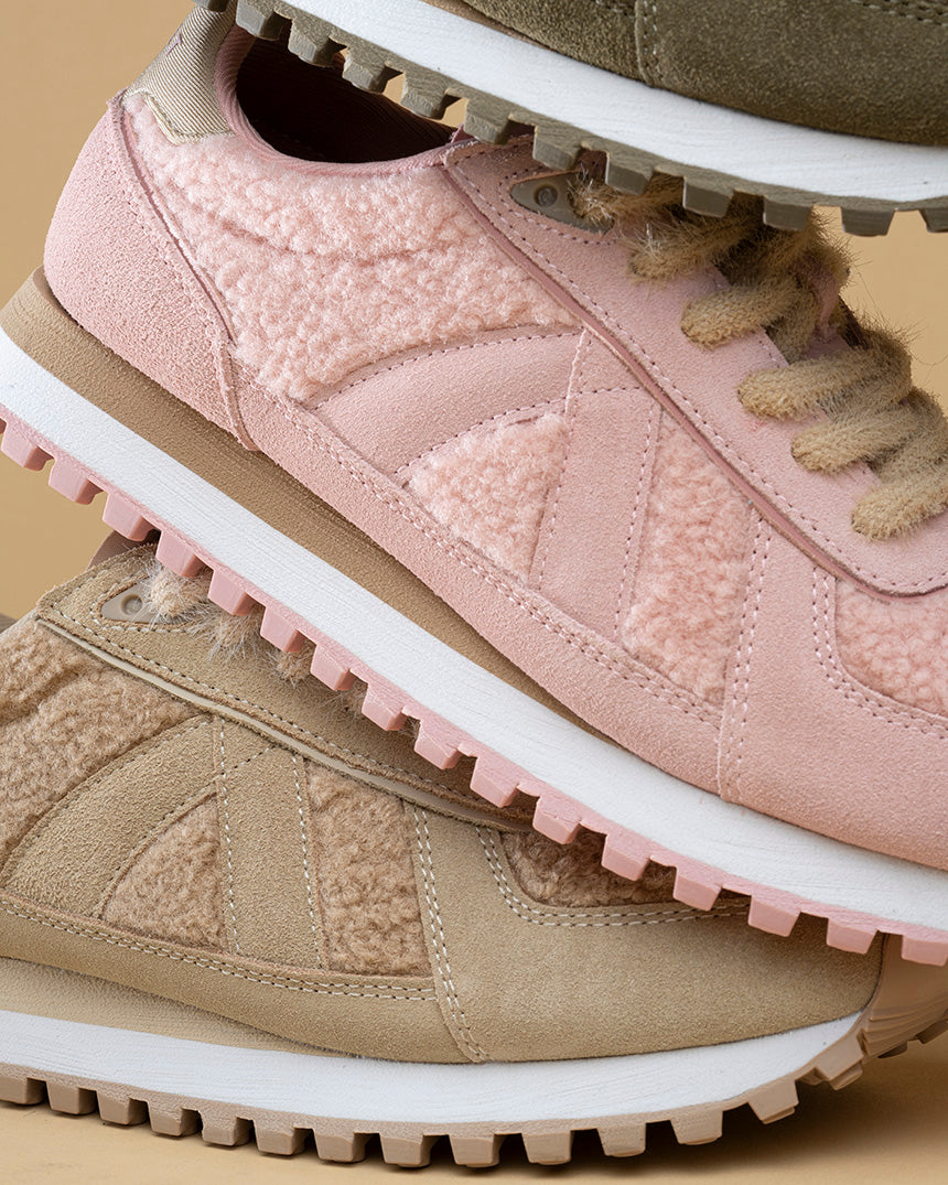 Gate Sneaker Beige Sherpa