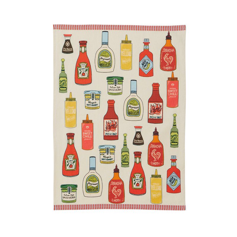 Condiments Cotton Tea Towel