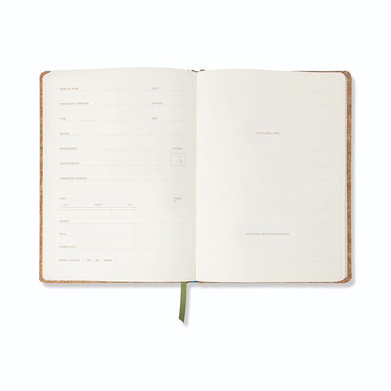Wine Journal Cork Wine Bottle