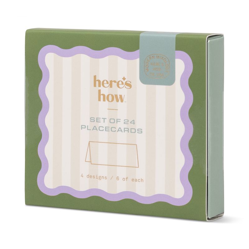 Placecards Stripe Set of 24