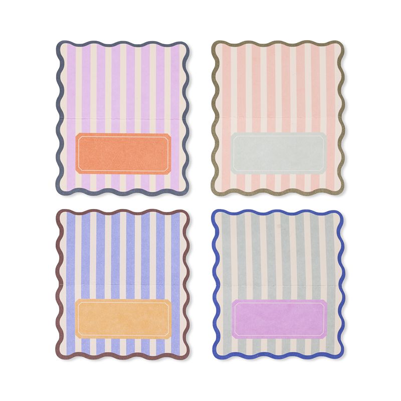 Placecards Stripe Set of 24