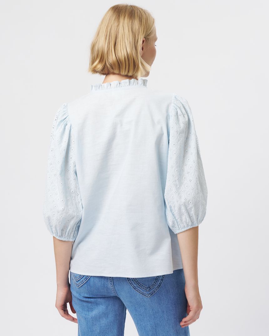 Isabella Shirt Powder Blue
