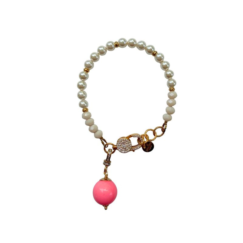Charm Bead Pink