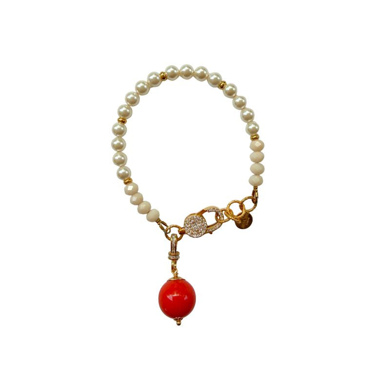 Charm Bead Orange