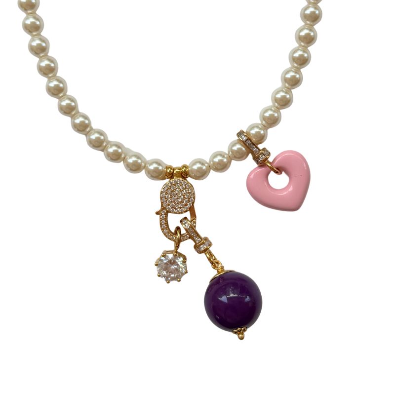 Charm Bead Purple