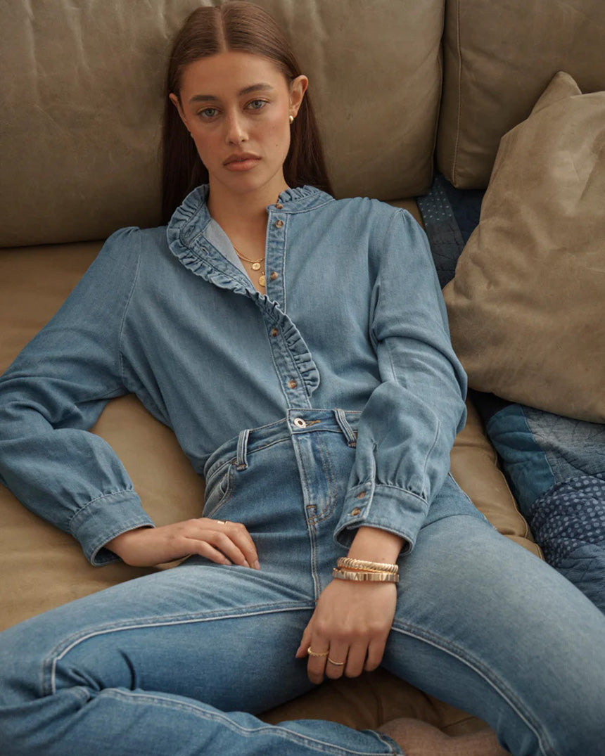 Yolanda Shirt Hermosa Blue