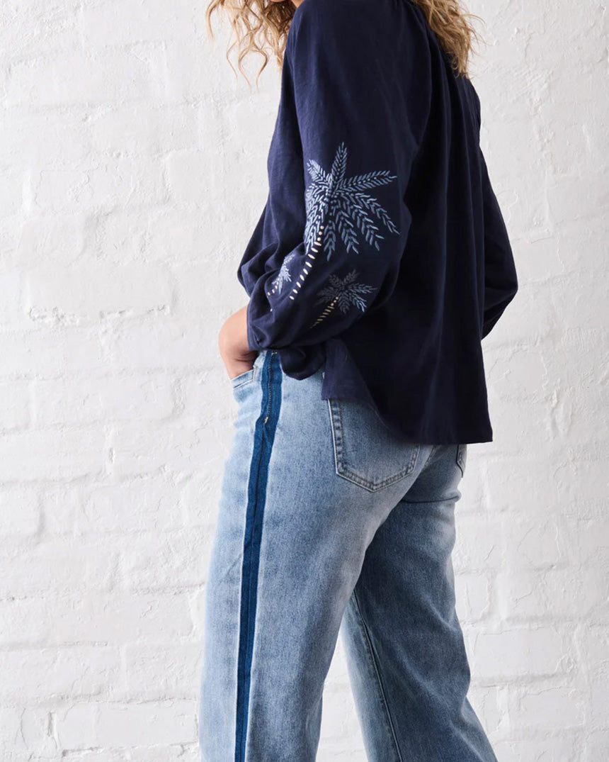 Freya Side Panel Waterfall Jean