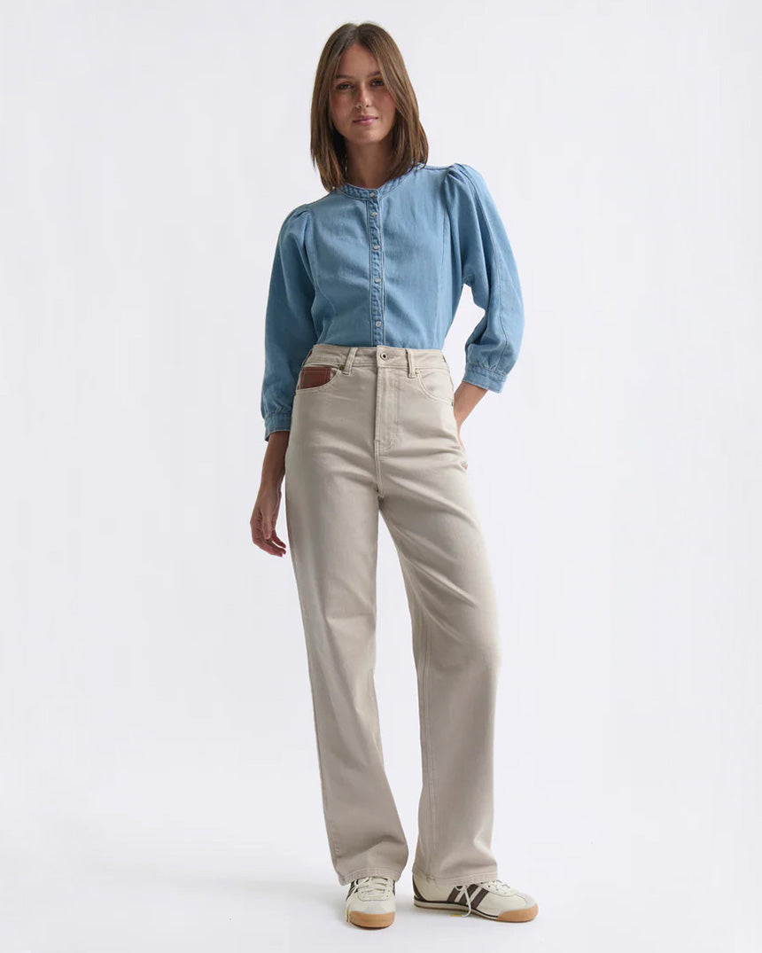 Bonnie Jean Leather Pocket Sand