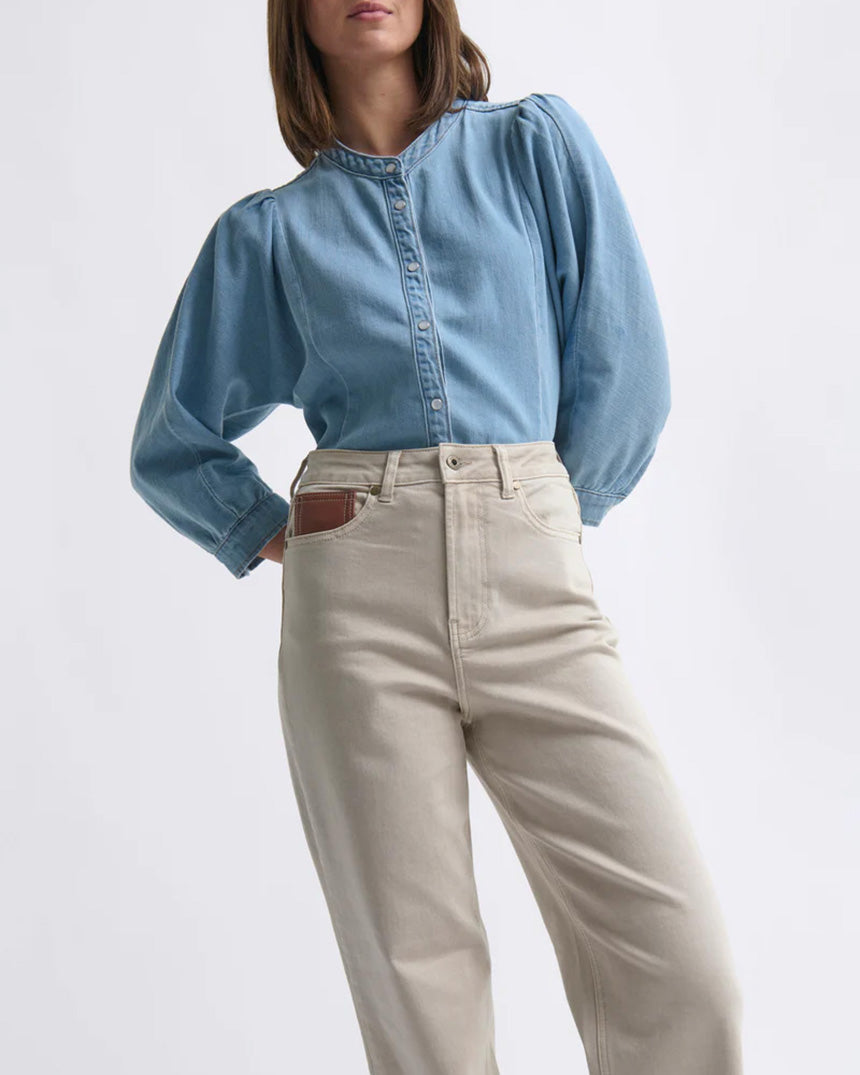 Bonnie Jean Leather Pocket Sand