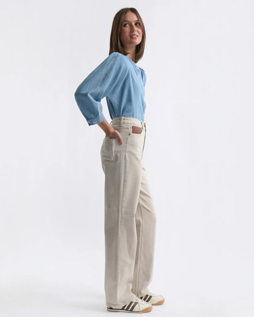 Bonnie Jean Leather Pocket Sand