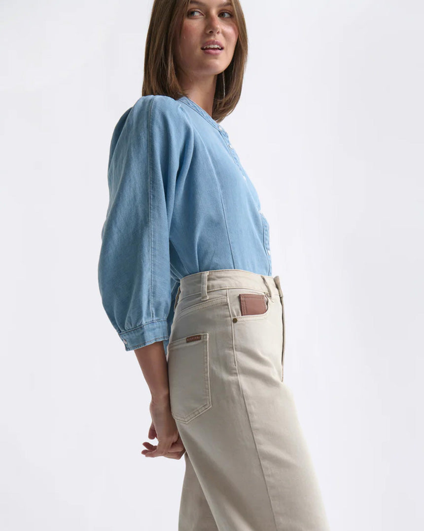 Bonnie Jean Leather Pocket Sand