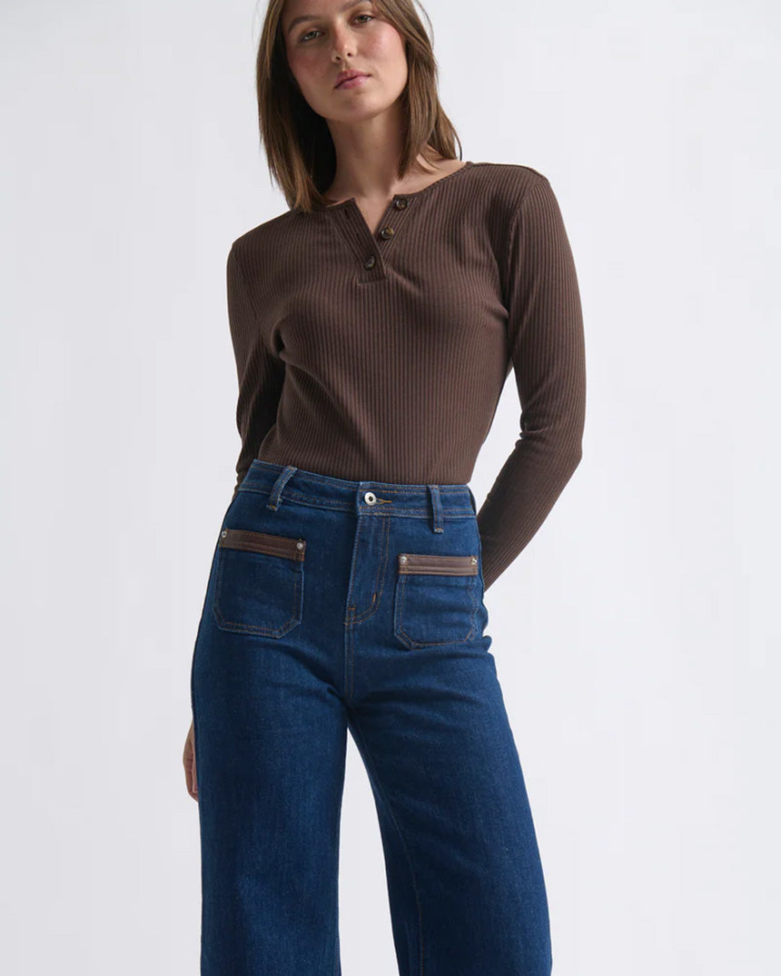 Heather Top Chocolate