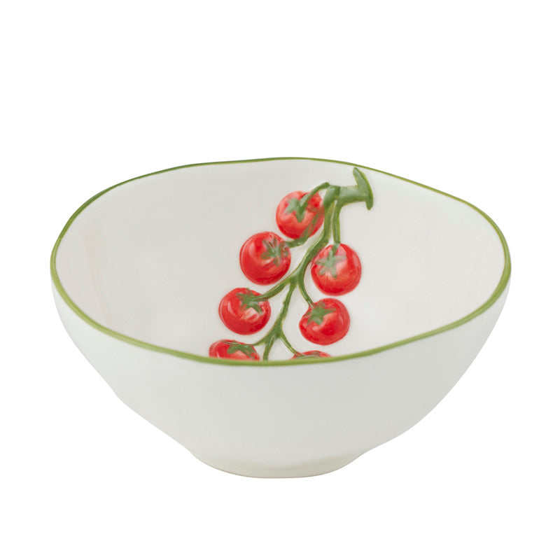 Pomodoro White Ceramic Bowl Small