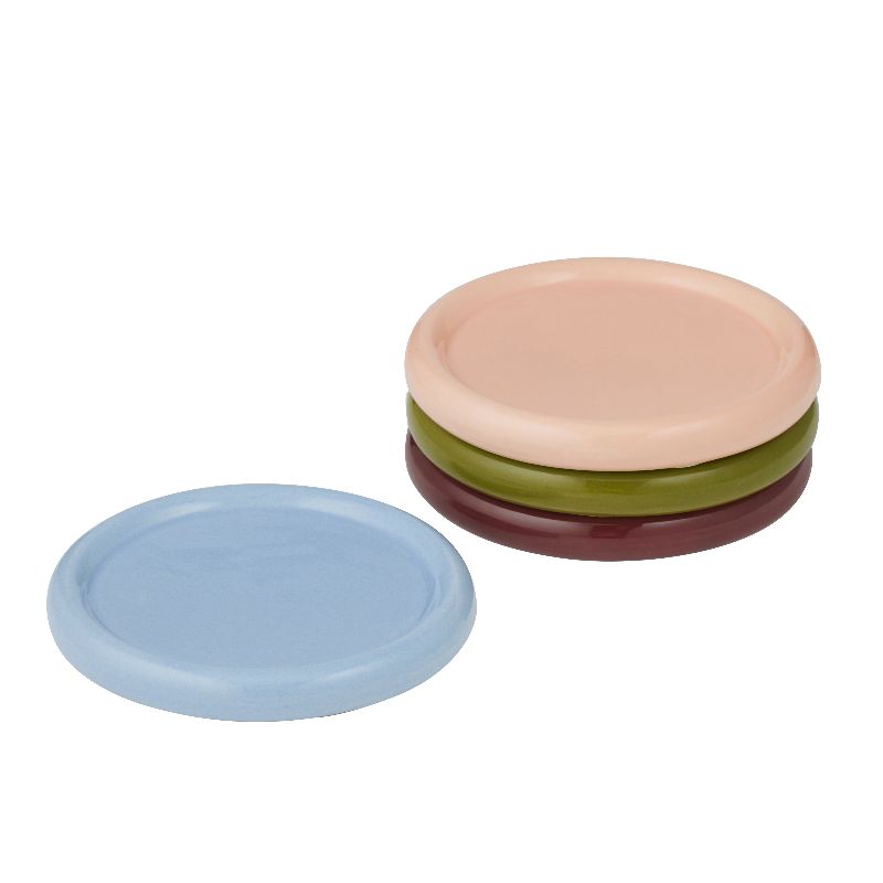 Orb Ceramic Coasters Set of 4 Multi
