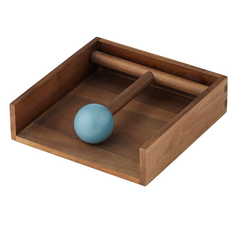 Axis Wood Napkin Holder Blue