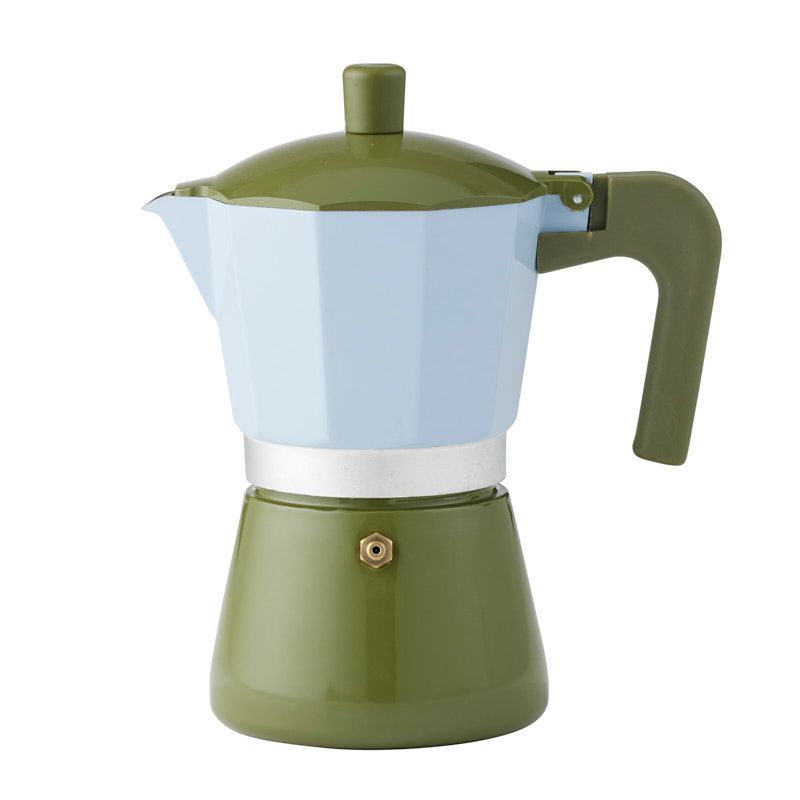 Nero Stovetop Espresso Maker Blue/Green