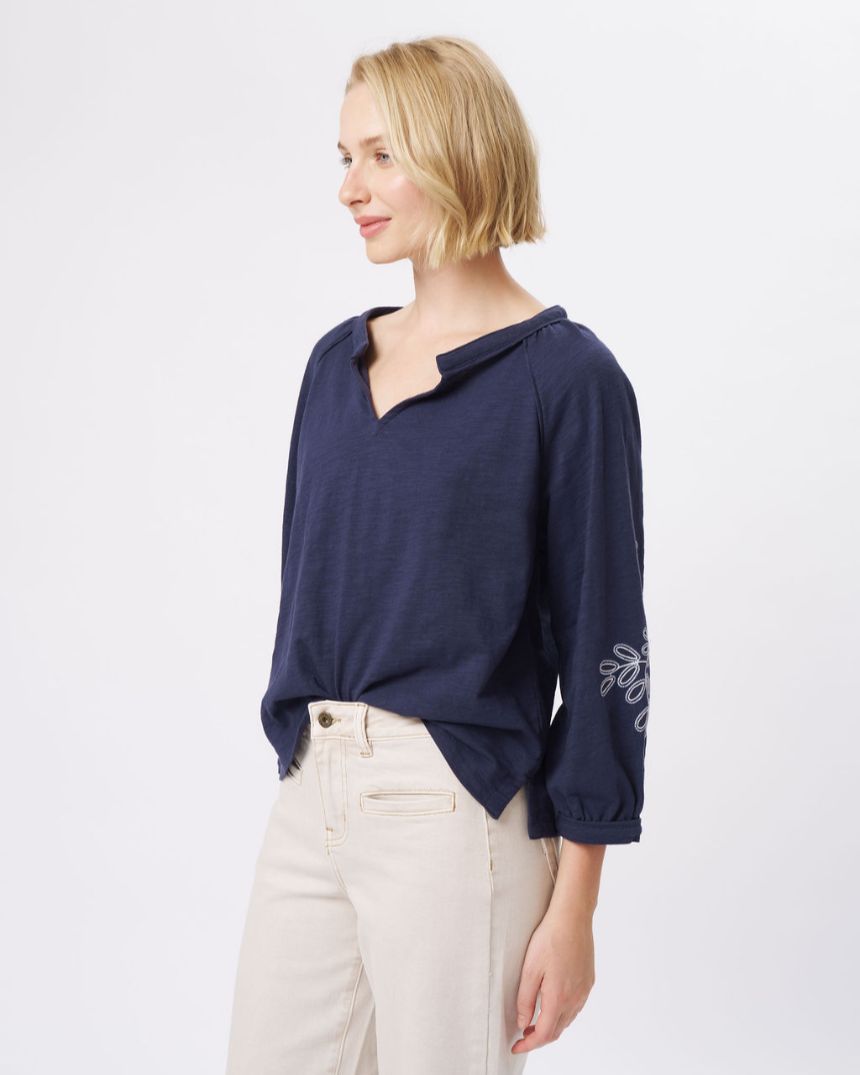 Kimberley Top Shadow Blue