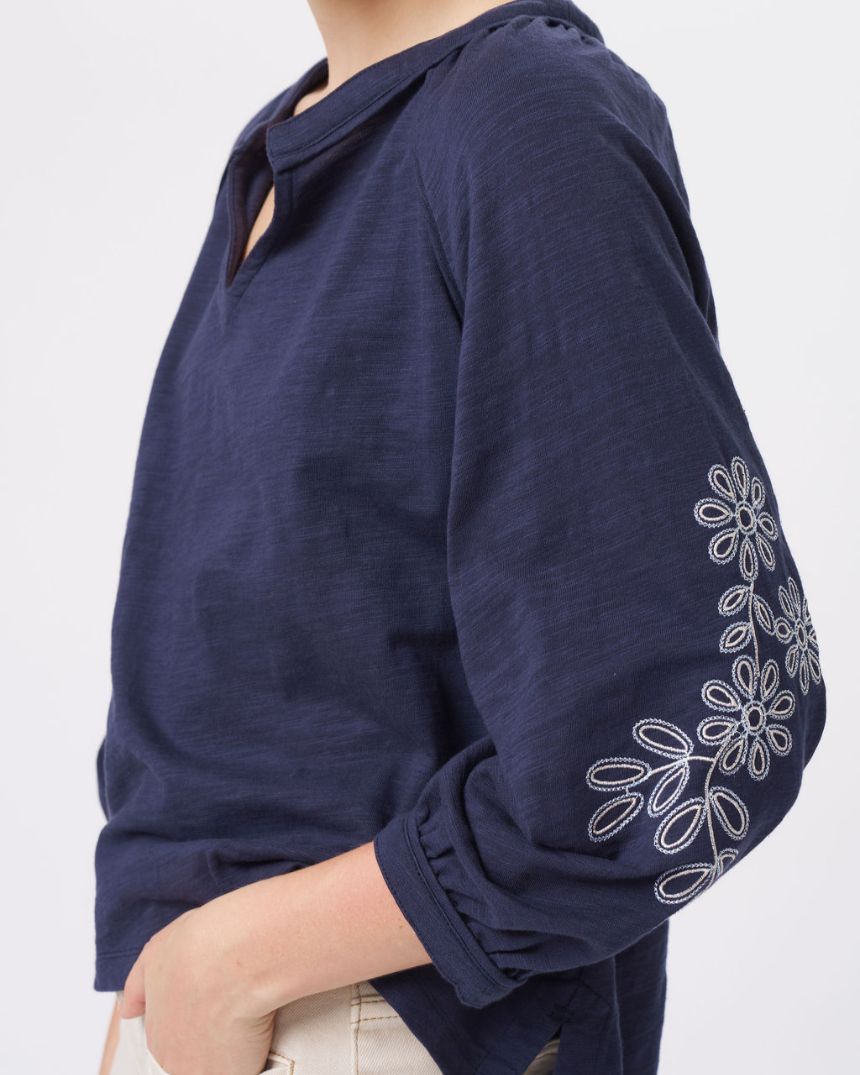 Kimberley Top Shadow Blue