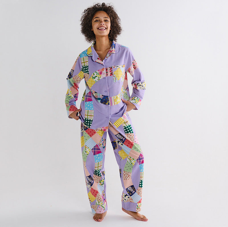 Cosy Cabin Flannelette Long Sleeve Shirt & Pant Pyjamas