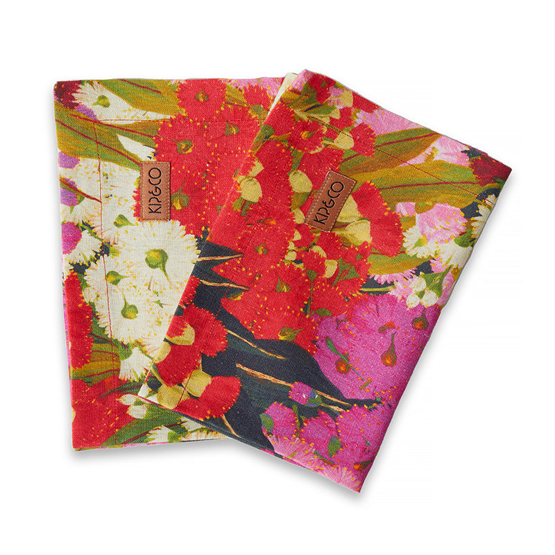 Australian Bush Blossom Napkins Set of 4