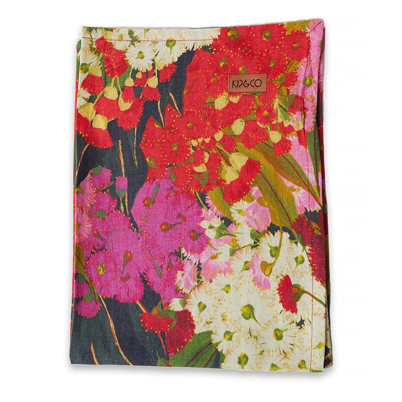 Australian Bush Blossom Tea Towel