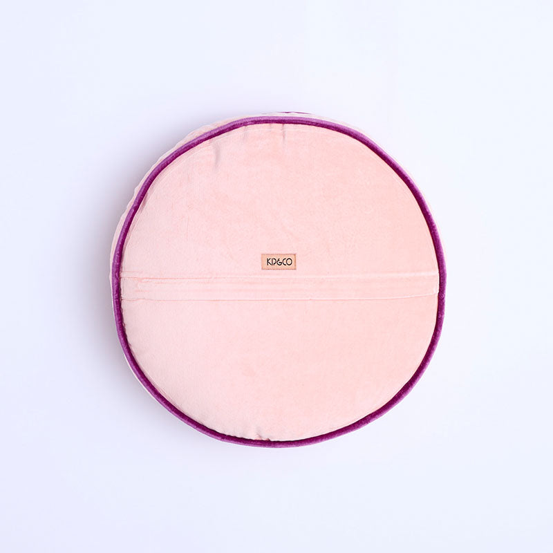 Plum Jam Velvet Pea Cushion