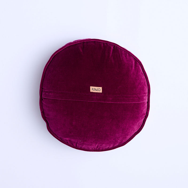 Anemone Velvet Pea Cushion