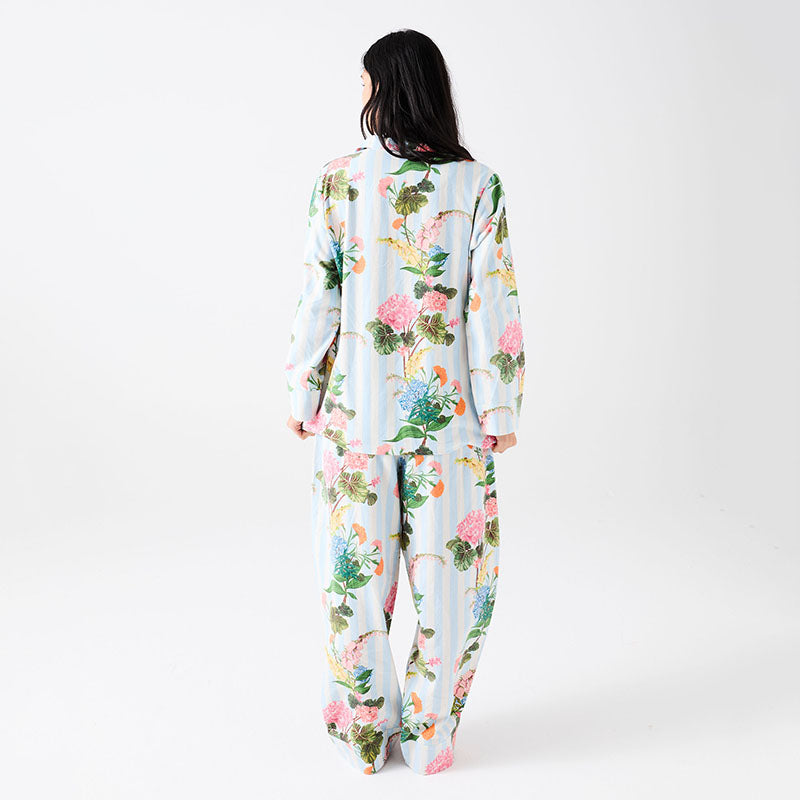 Bouquet Beauty Stripe Flannelette Long Sleeve & Pant Pyjamas