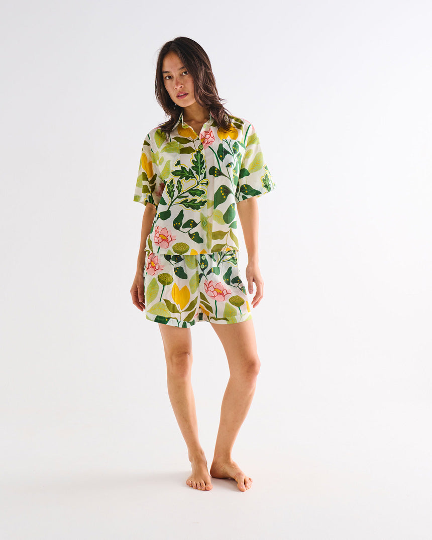 Wander Cotton Short Sleeve & Shorts Pyjamas