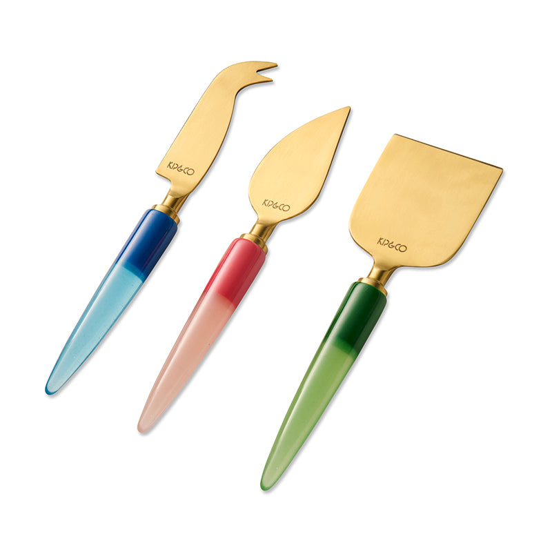 Bejewelled Cheese Knife Set of 3