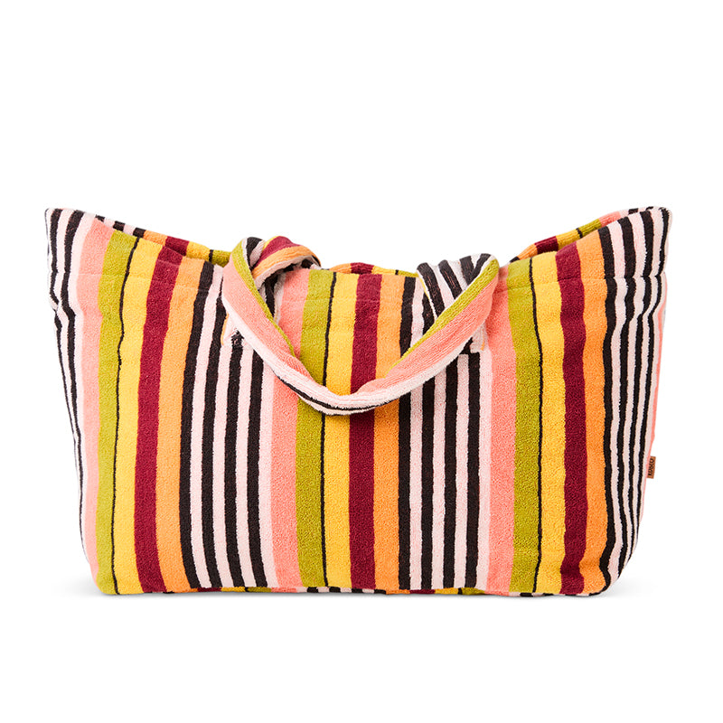 Casablanca Stripe Terry Oversized Beach Bag