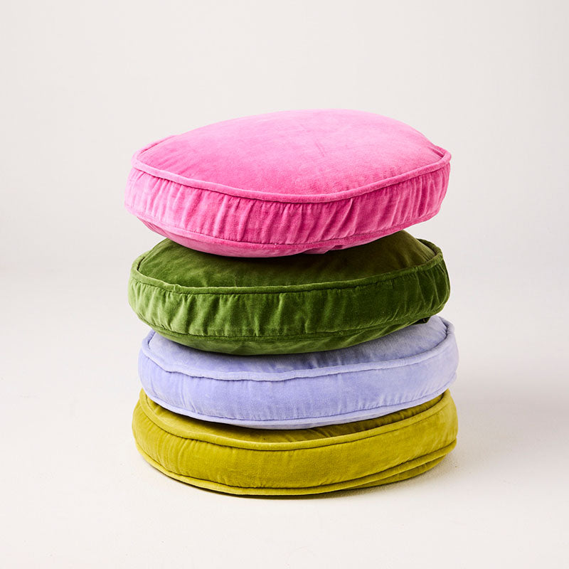 Campsite Velvet Pea Cushion