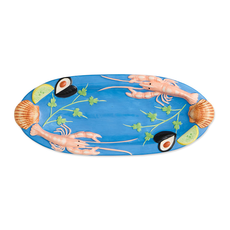 Fruits De Mer Oval Platter Small