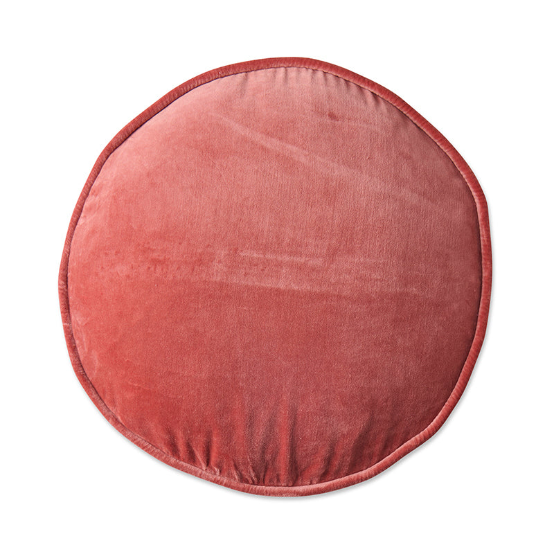 Peach Pie Velvet Pea Cushion