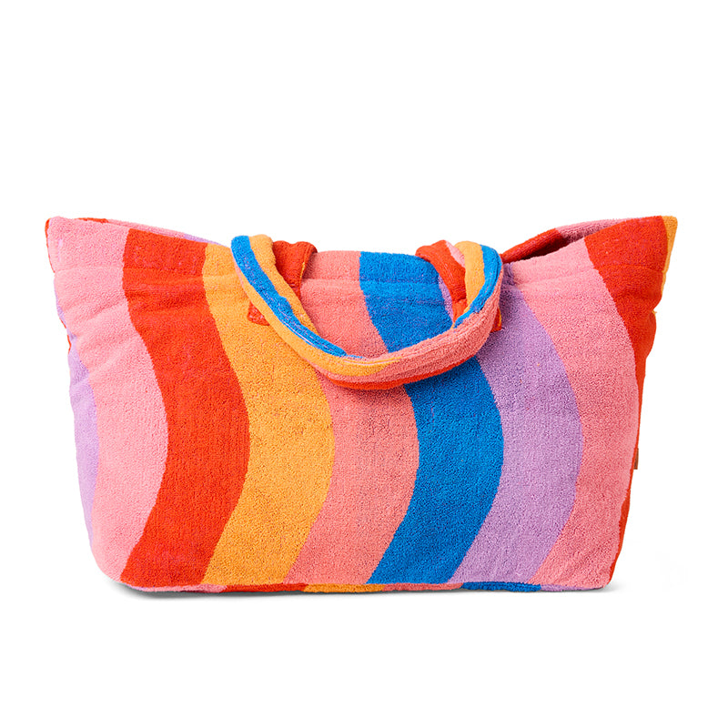 Surfs Up Terry Oversized Beach Bag