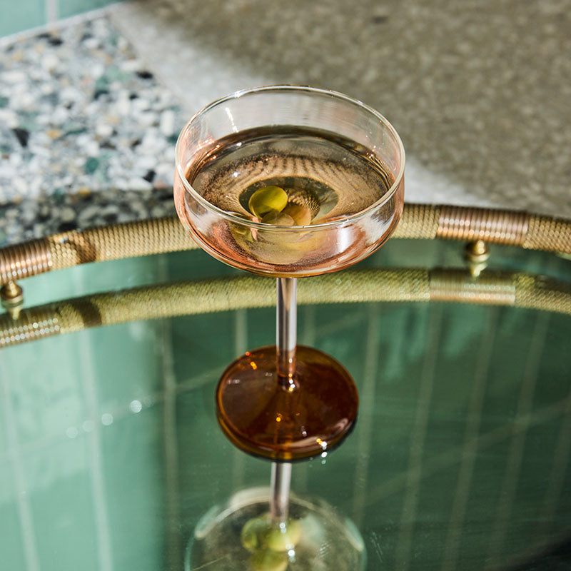 Marshmallow and Marmalade Margarita Glass Set of 2