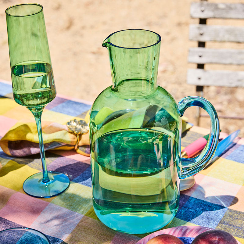 Pistachio Crush Champagne Glass Set of 2