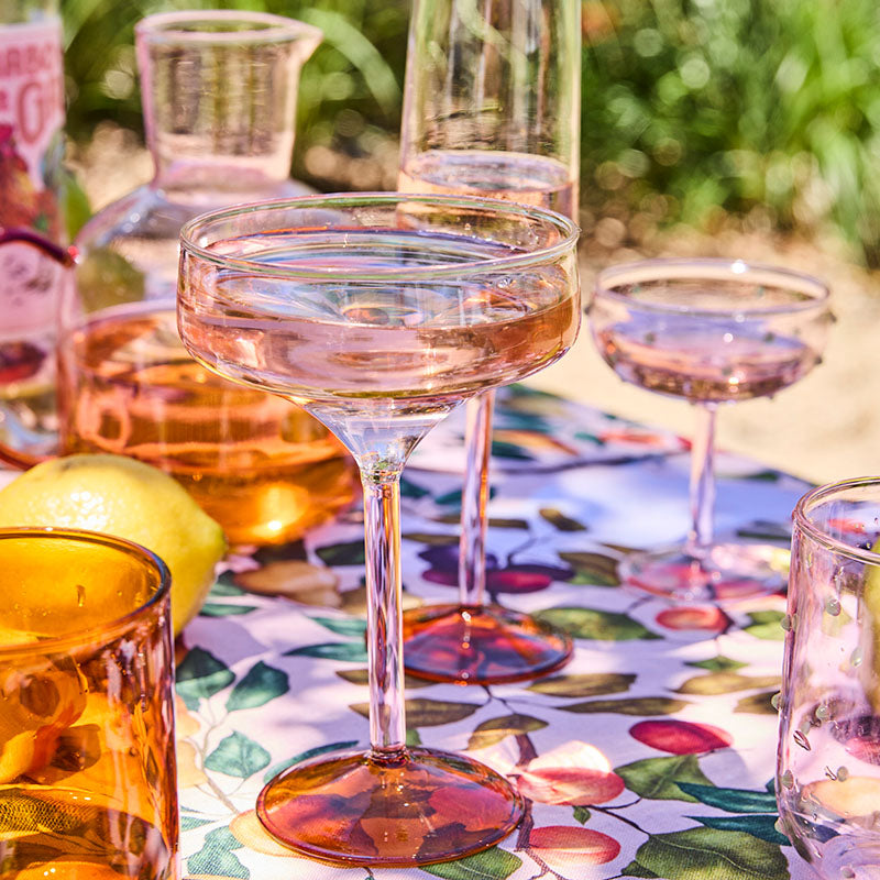 Marshmallow and Marmalade Margarita Glass Set of 2