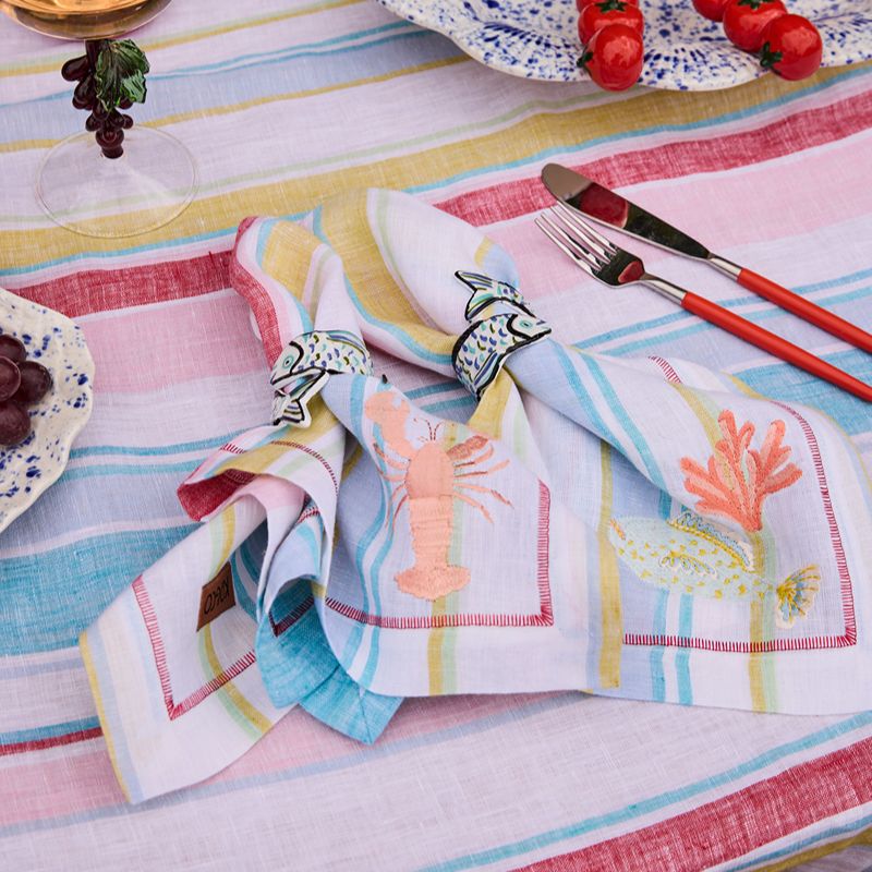 Bellissimo Stripe Napkins Set of 4