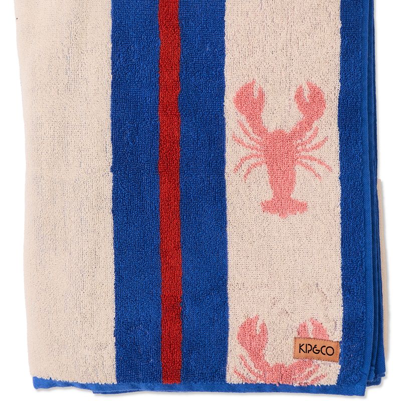 Lobster Fan Club Terry Beach Towel