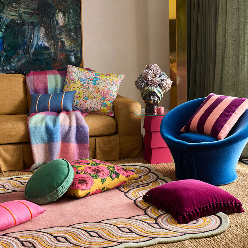 Plum Jam Velvet Cushion